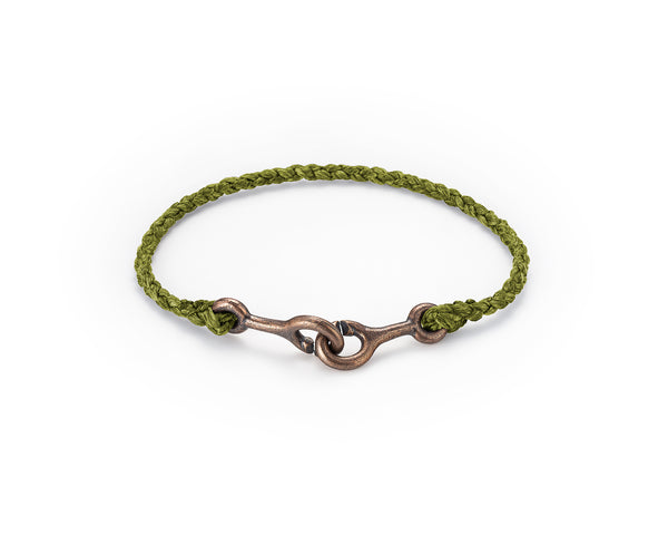 ちびすけ様✳️vintage調cord bracelet leather &key Sister Clasp Bracelet, Hand Braided Cord – Cat-Bates