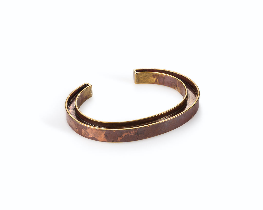 Rail Cuff, Brass