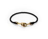 Sister Clasp Bracelet, Hand Braided Cord