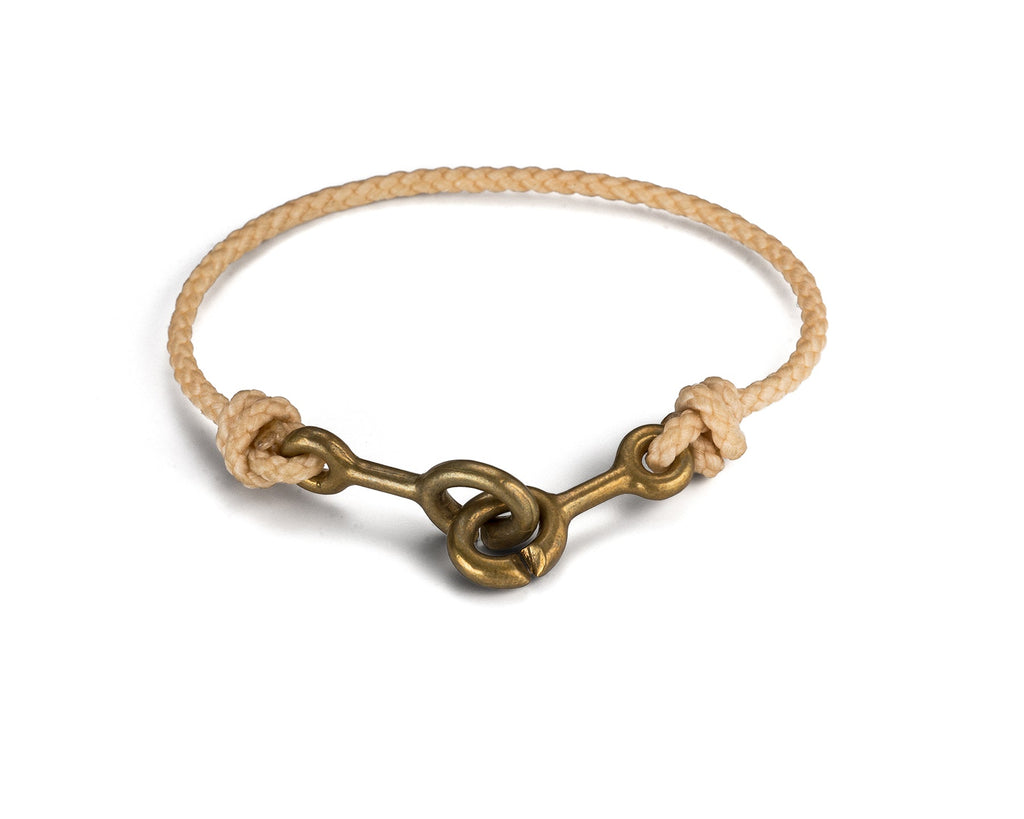 Sister Clasp Bracelet, Hand-Dyed Cord