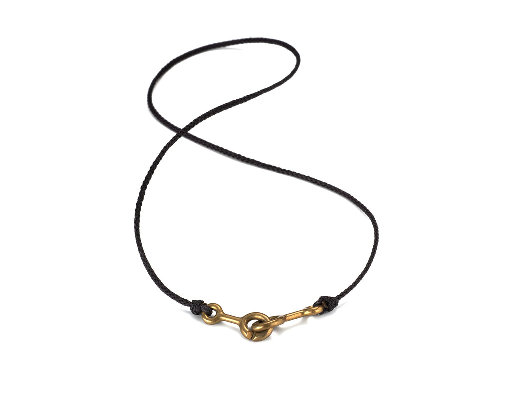 Sister Clasp Necklace, Brass – Cat-Bates