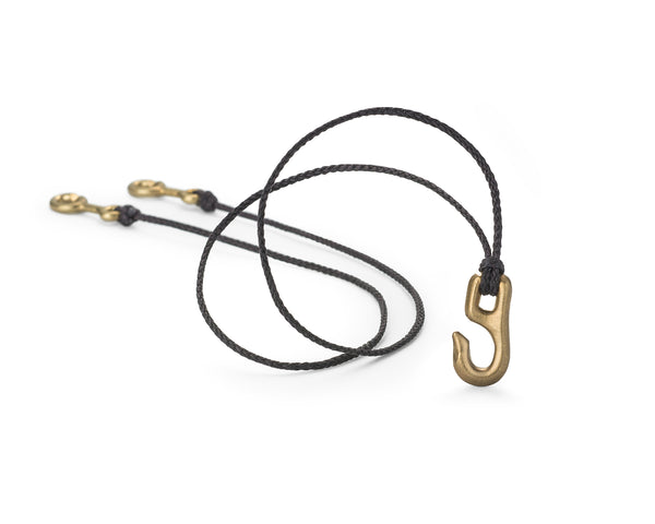 Cygnet Hook Necklace, Brass