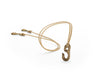 Cygnet Hook Necklace, Brass