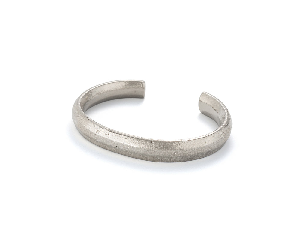 Thin Token Cuff, Sterling Silver