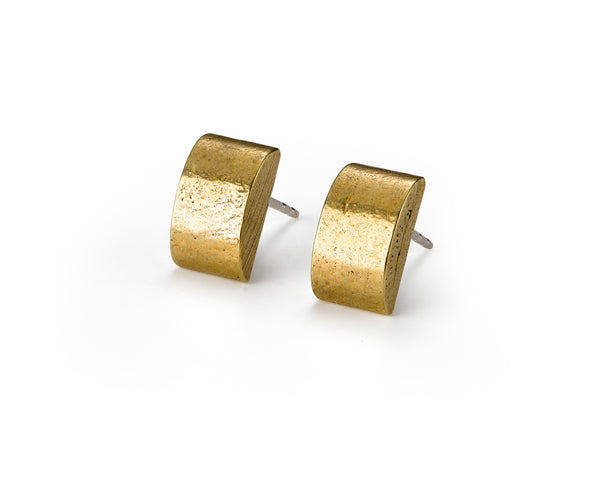 Token Earring 2, Brass
