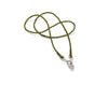 Sister Clasp Necklace, Sterling Silver, Hand Braided