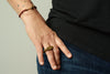 Sister Clasp Bracelet, Brass / Hand Braided